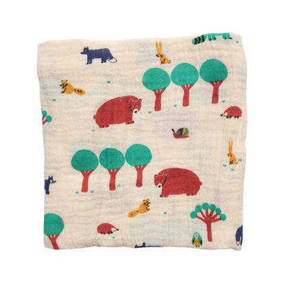 Muselina Animales La Foret 70x70 cm
