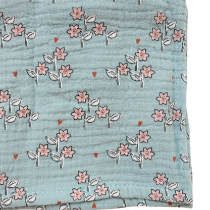 Muselina Floral Azul A La Cueillette 70x70 cm