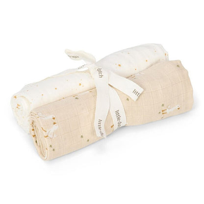 Muselinas 70 x 70 Newborn Naturals Little Dutch