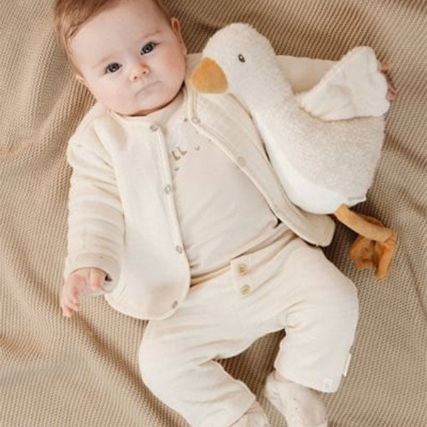 Peluche Oca Pequeña Little Dutch Newborn Naturals 17 cm