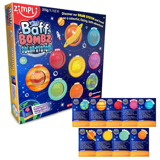 Pack 9 Bombas Baño Planetas Sistema Solar