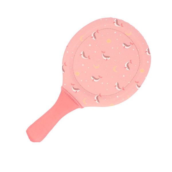 Palas Playa Neopreno Whale Pink con Pelota Monneka