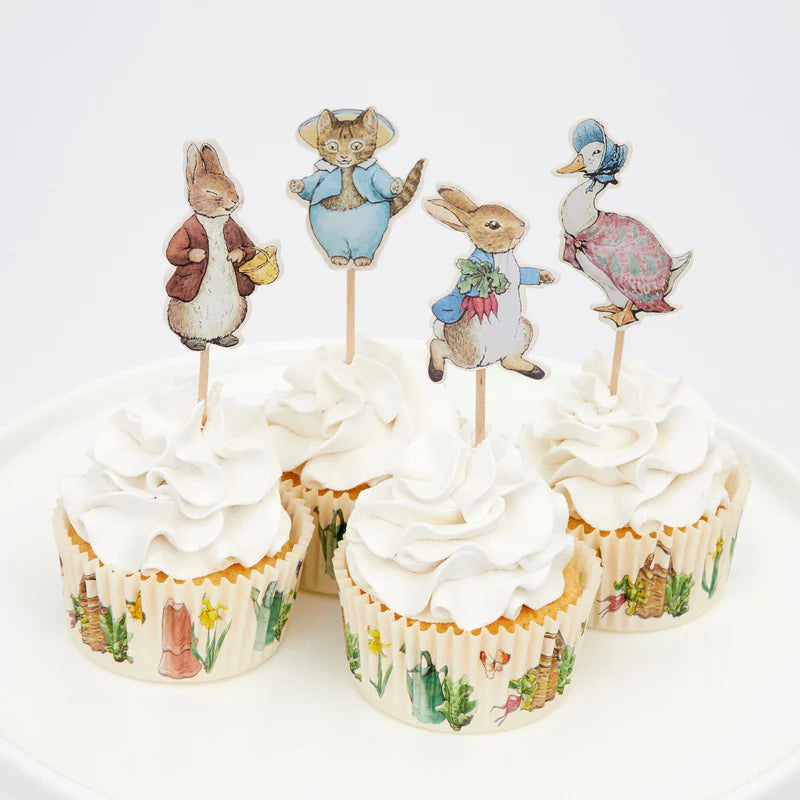 Palillos Fiesta Meri Meri Peter Rabbit 12 uds