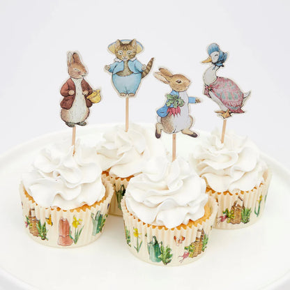Palillos Fiesta Meri Meri Peter Rabbit 12 uds