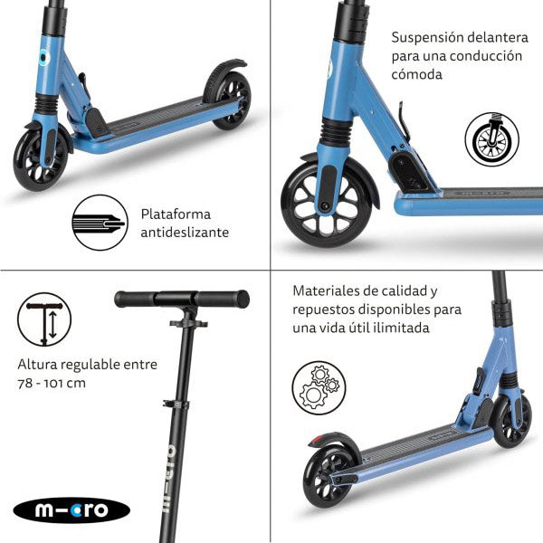 Patinete Micro Sprite Suspension Azul