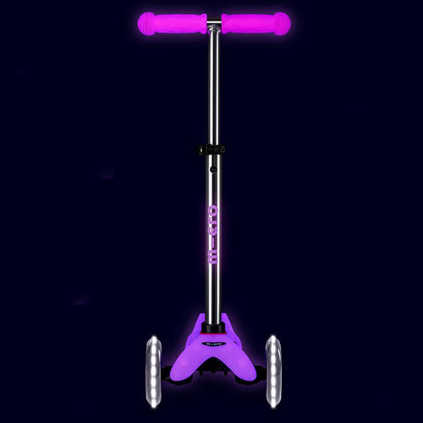 Patinete Mini Micro Deluxe Glow Led Rosa