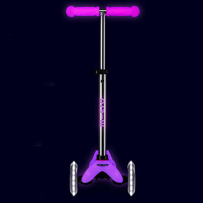 Patinete Mini Micro Deluxe Glow Led Rosa