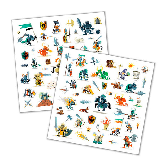 Pegatinas Caballeros Djeco