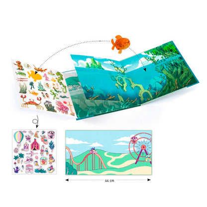 Pegatinas Reutilizables Cuentos Las Aventuras En El Mar Djeco