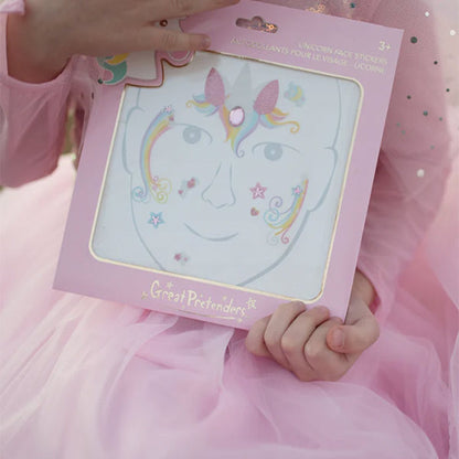Pegatinas Para La Cara Hada Unicornio Great Pretenders