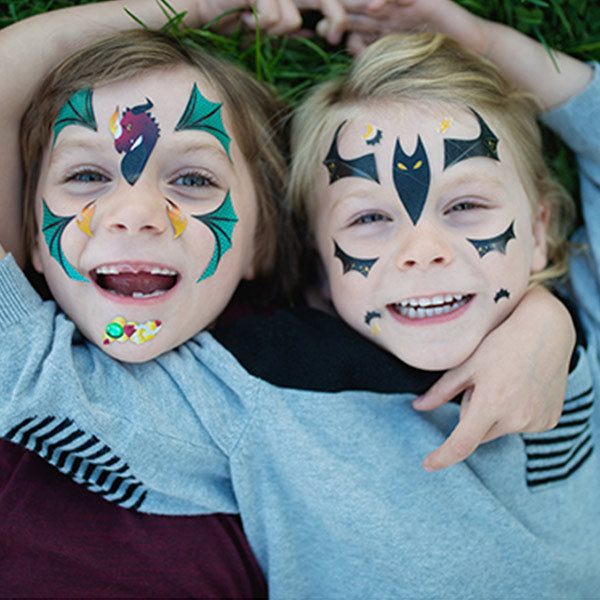 Pegatinas Para La Cara Halloween Murciélagos
