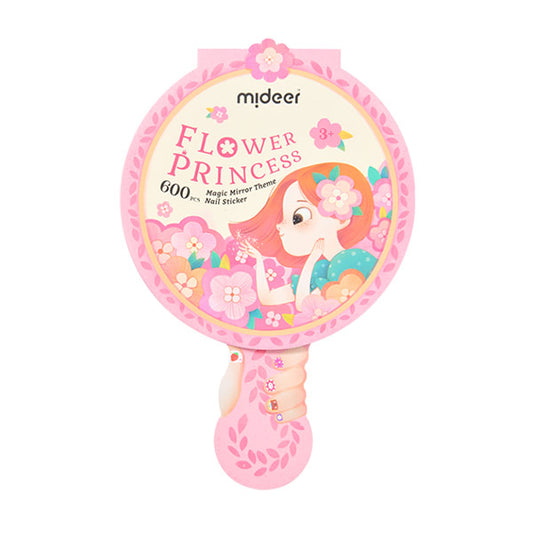 Pegatinas Para Uñas Con Espejo Princesa Floral