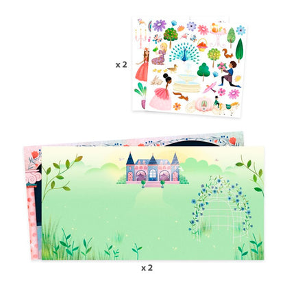 Pegatinas Reutilizables Cuentos La Vida En El Castillo Djeco
