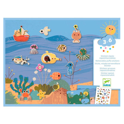 Pegatinas Reutilizables Tiempo de Verano Djeco