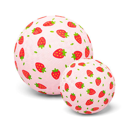 Pelota Caucho Natural Fresas 13 Cm