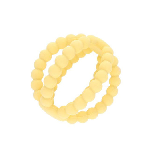 Pelota Mordedor Silicona Amarilla Petites Souris