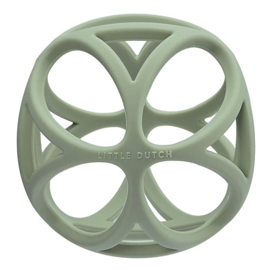 Pelota Sensorial Little Dutch Silicona Verde
