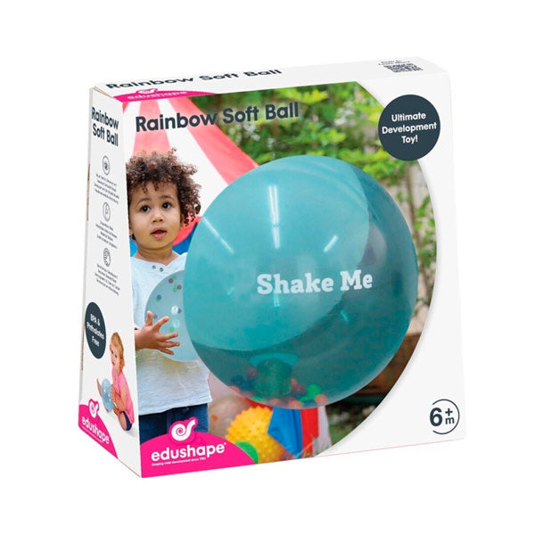 Pelota Sensorial Arcoíris Con Pelotas Mini Interior