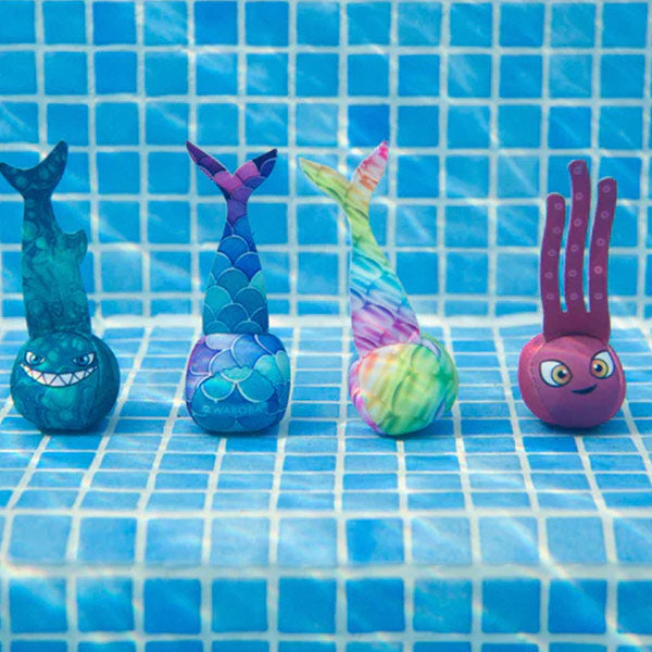Pelotas Buceo Con Cola Sumergibles