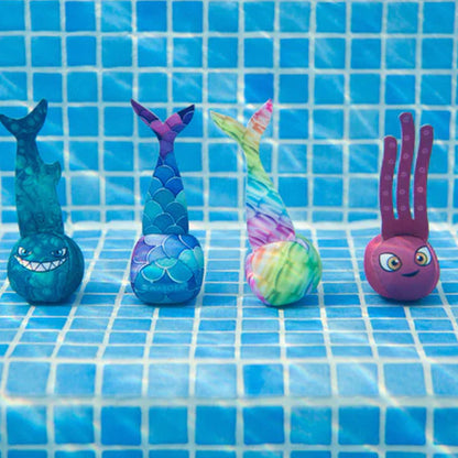 Pelotas Buceo Con Cola Sumergibles
