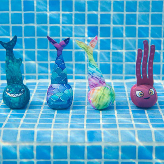Pelotas Buceo Con Cola Sumergibles