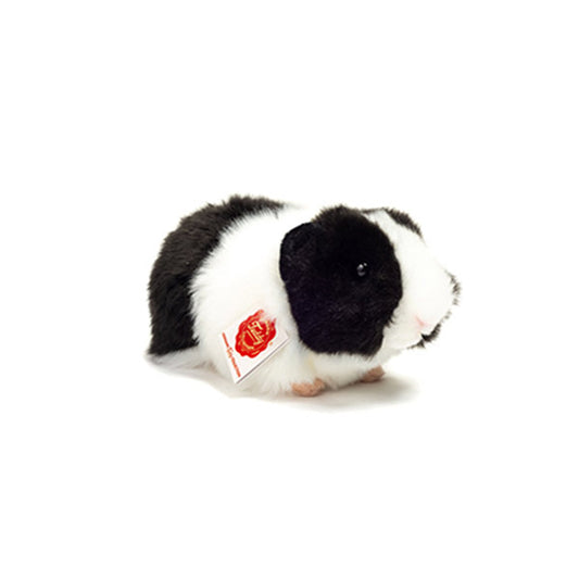 Peluche Conejillo De Indias Blanco y Negro 20 cm