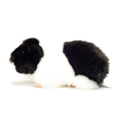 Peluche Conejillo De Indias Blanco y Negro 20 cm