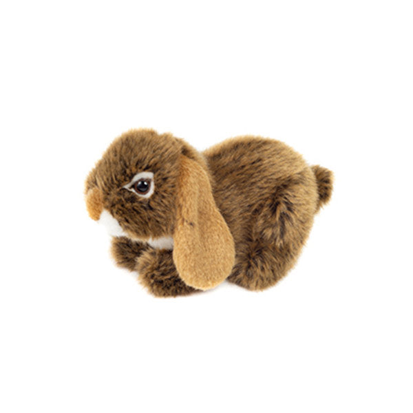 Peluche Conejo Orejas Grandes Marrón 18 cm