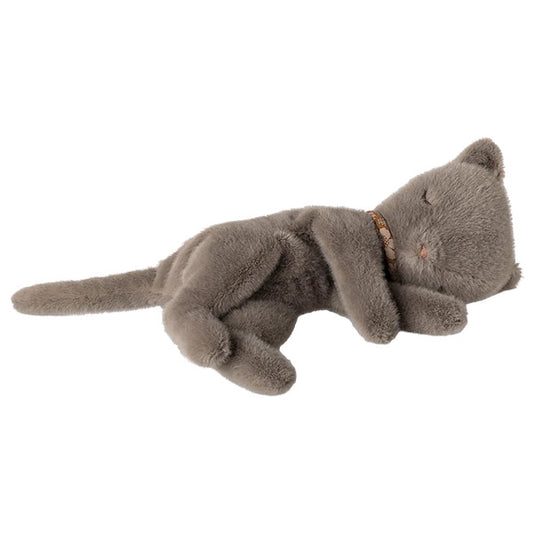 Peluche Gatito Gris Dormido Pequeño Maileg