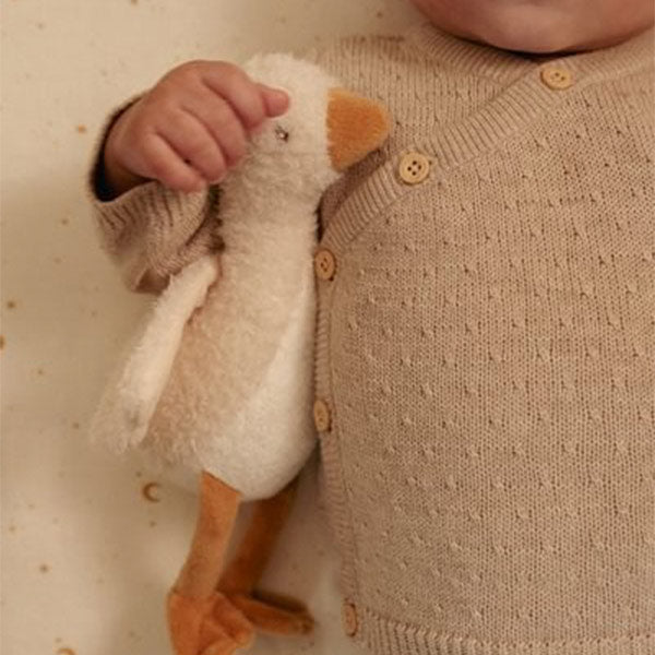Peluche Oca Pequeña Little Dutch Newborn Naturals 17 cm