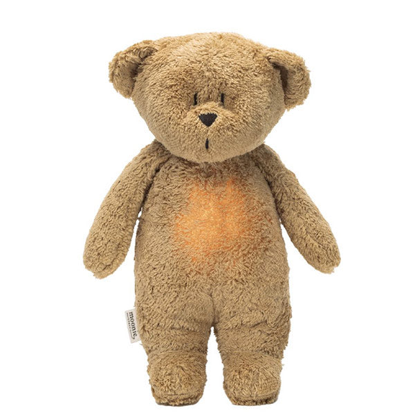 Peluche Oso Moonie Luz Y Sonido Orgánico 2.0 Capuccino