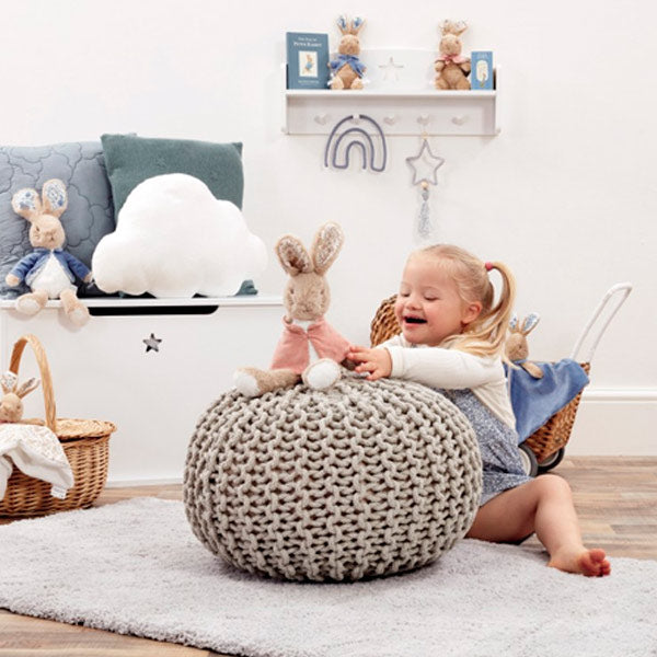 Peluche Flopsy Bunny Peter Rabbit Capa Rosa