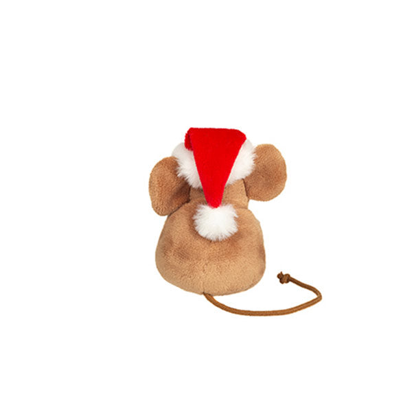 Peluche Ratón Con Árbol Navidad 11 cm