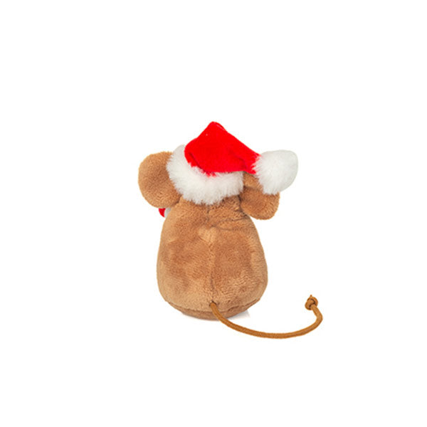 Peluche Ratón Con Bastón Caramelo 11 cm