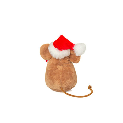 Peluche Ratón Con Bastón Caramelo 11 cm