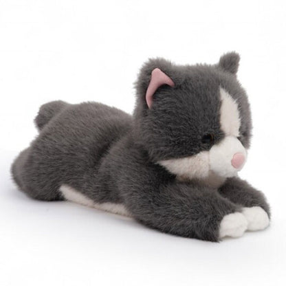 Peluche Tu Amigo Misty El Gato Gris Tumbado