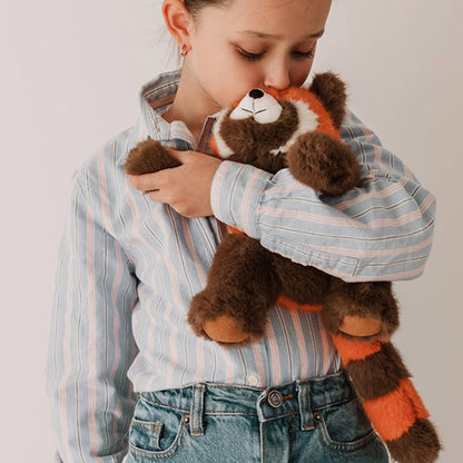 Peluche Tu Amigo Rusty El Panda Rojo Tumbado