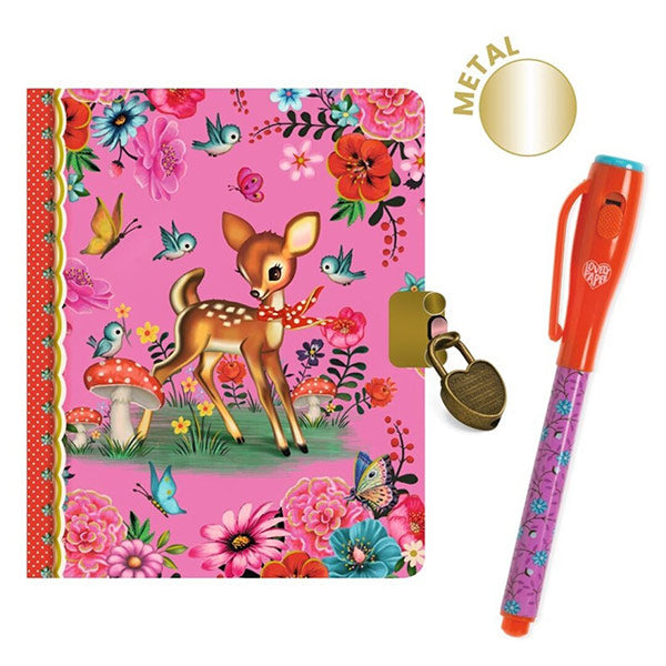 Pequeño Cuaderno Secreto Fiona Y Rotulador Mágico Djeco
