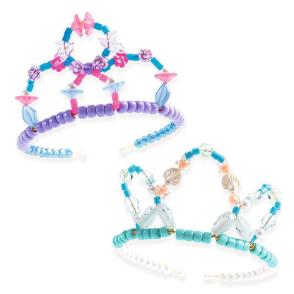 Perlas Dúo De Tiaras Azul Djeco