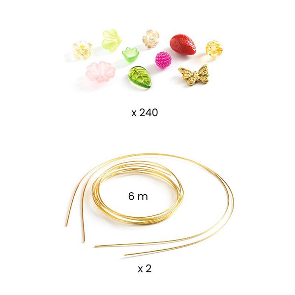 Perlas Dúo De Tiaras Rosa Djeco