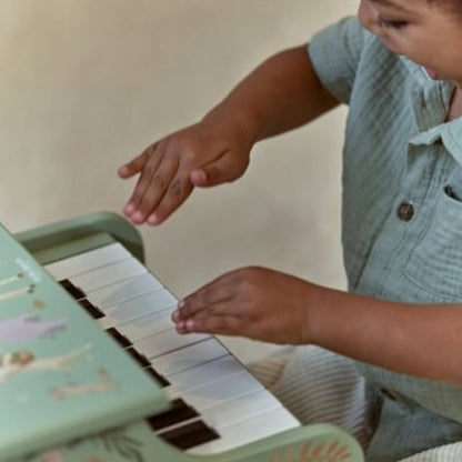 Piano Madera Verde Safari Friends Little Dutch
