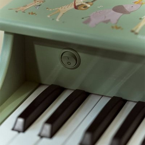 Piano Madera Verde Safari Friends Little Dutch
