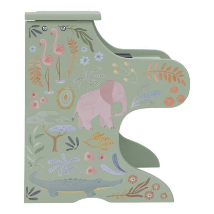 Piano Madera Verde Safari Friends Little Dutch