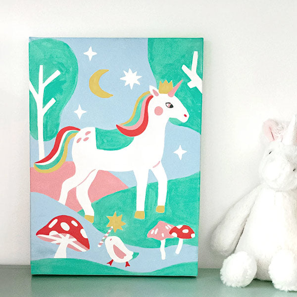 Pintar Por Números Kids Unicornios Et Piou