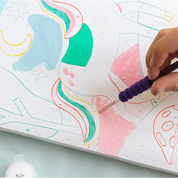 Pintar Por Números Kids Unicornios Et Piou