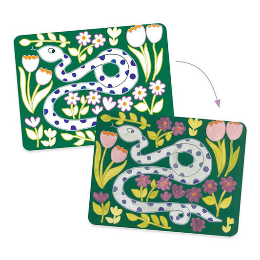 Pintura Con Paleta Los Animales Salvajes Djeco