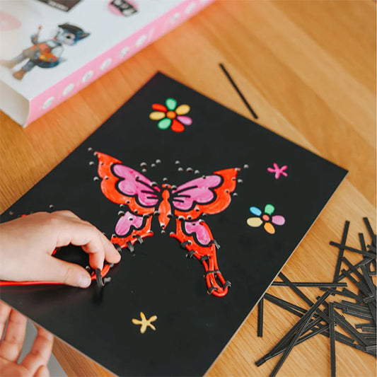 Kit Decoración Pared Iluminada KidyNeon Rosa Kidywolf