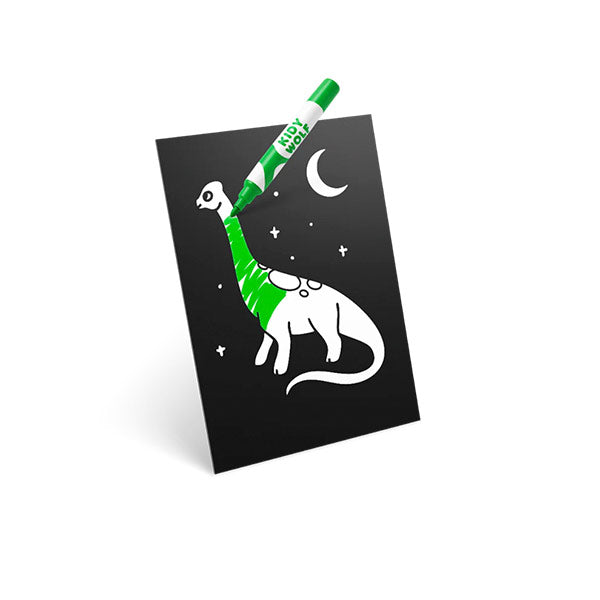 Kit Decoración Pared Iluminada KidyNeon Verde Kidywolf