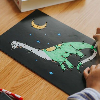 Kit Decoración Pared Iluminada KidyNeon Verde Kidywolf