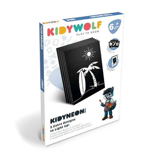 Plantillas Decoración Pared Iluminada KidyNeon Sport Kidywolf